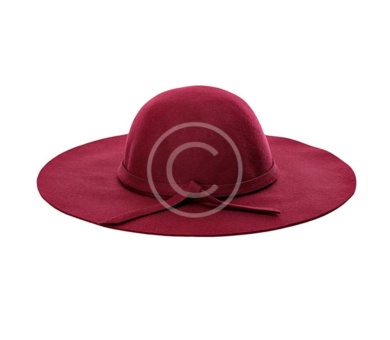 Women's Hat Del Mare Burgundy Color